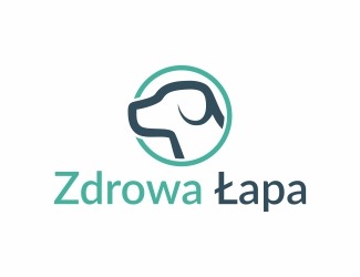 Projekt graficzny logo dla firmy online Zdrowa Łapa